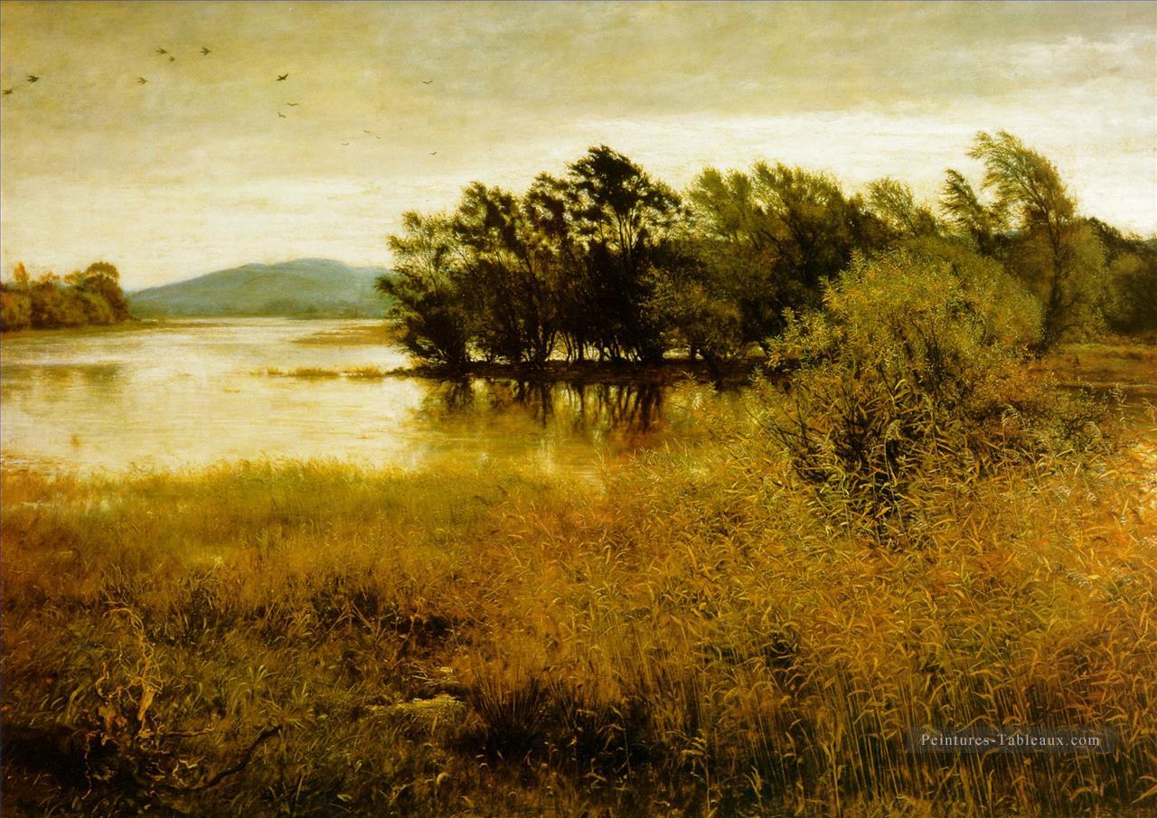 chill octobre paysage John Everett Millais Peintures à l'huile